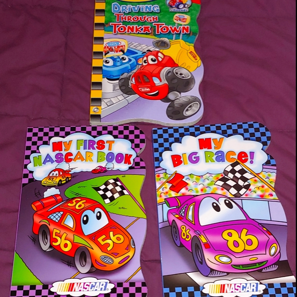 Set of 3 Children's NASCAR/Racing Books